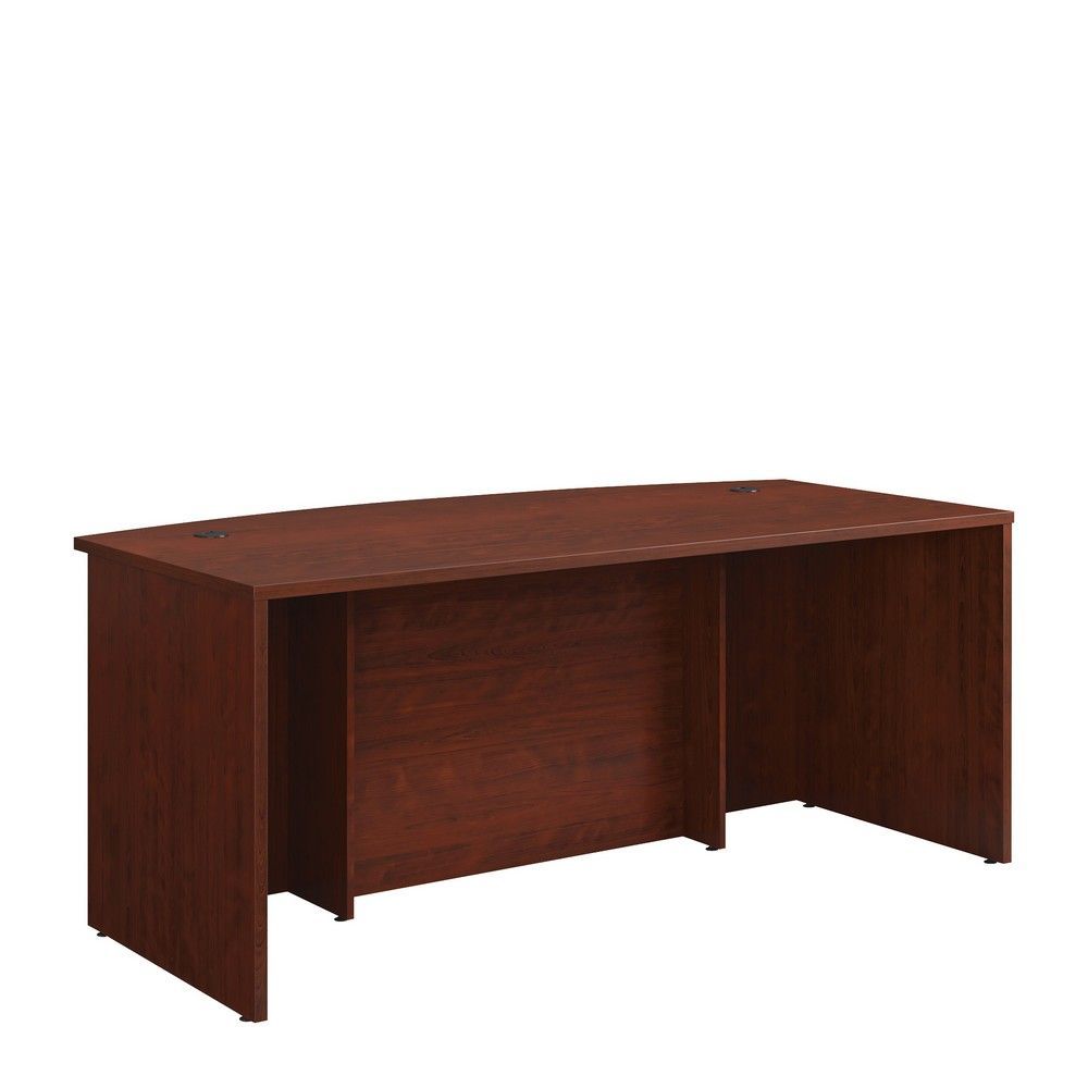 Picture of Affirm Executive Bowfront Desk - Classic Cherry