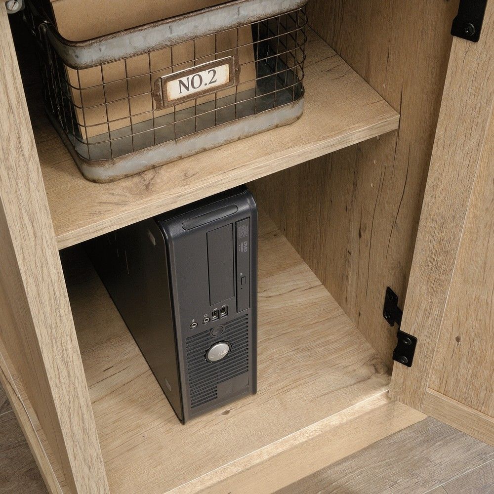 Picture of Aspen Post Computer Desk - Prime Oak