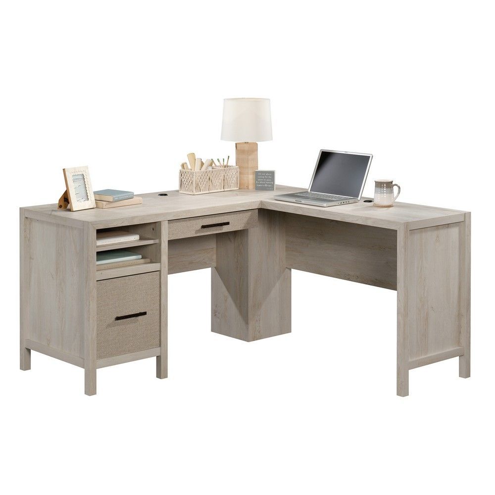 Picture of Pacific View L-Desk - Chalked Chestnut