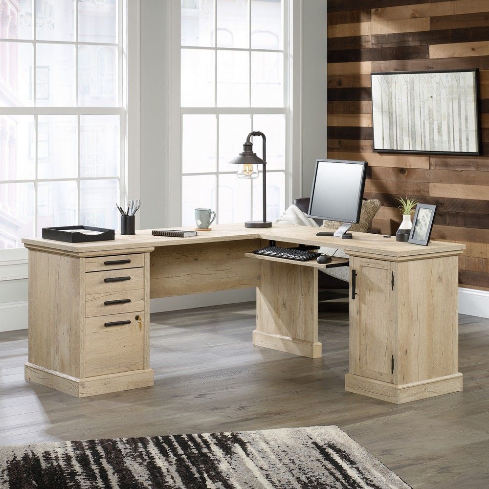Picture of Aspen Post L-Desk - Prime Oak