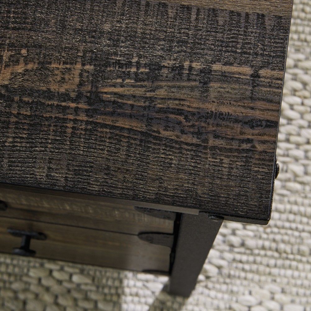 Picture of Steel River L-Shaped Desk - Carbon Oak