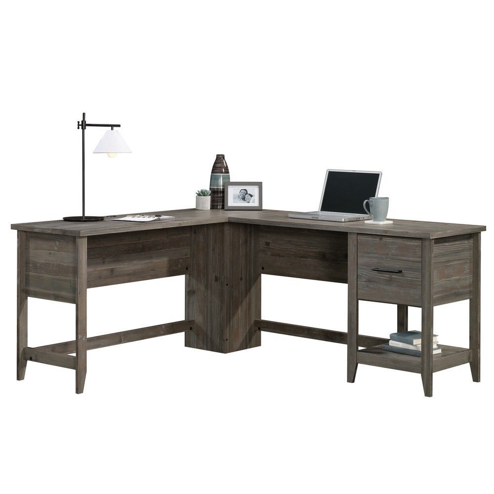 Picture of Summit Station L-Desk - Pebble Pine