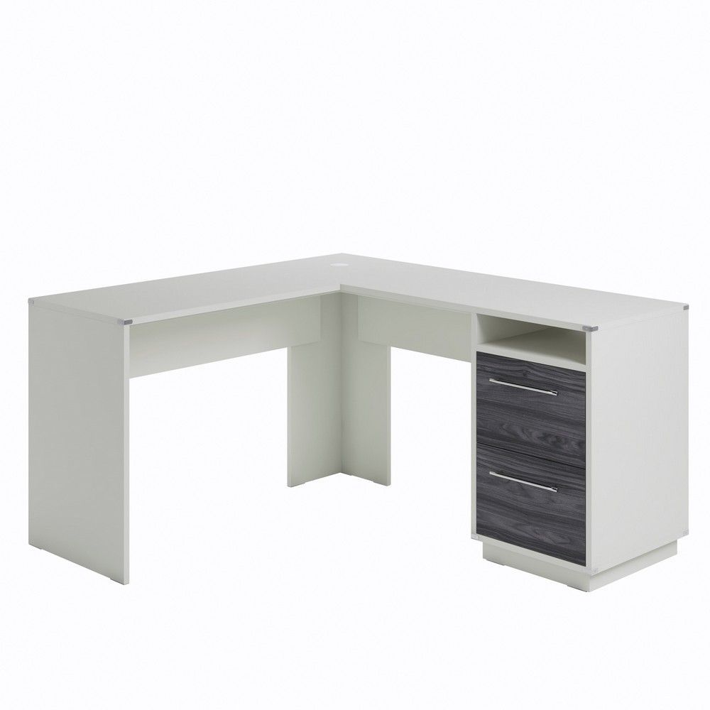 Picture of Vista Key L-Desk - Misted Elm