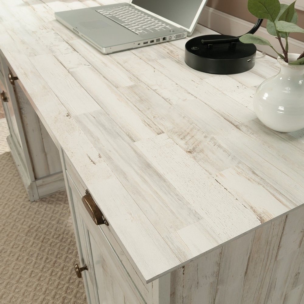 Picture of Barrister Lane Executive Desk - White Plank