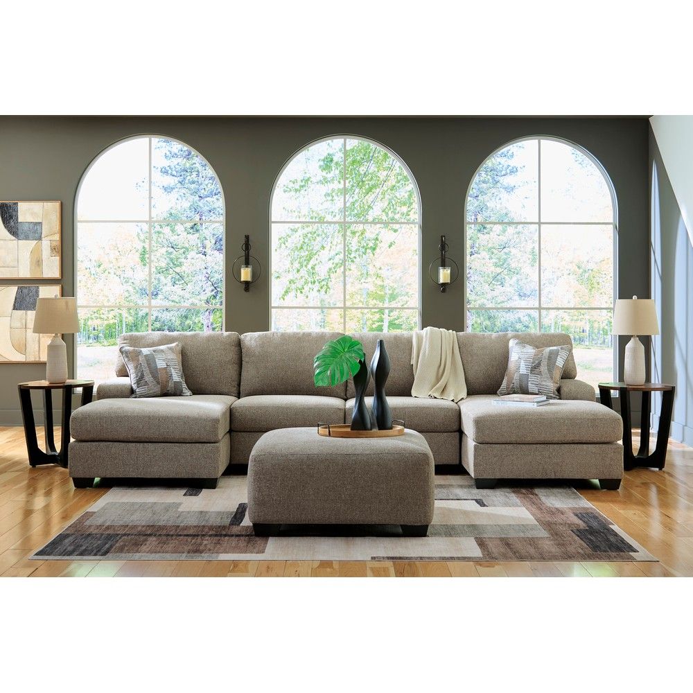 Picture of Nellie 3-Piece Double Chaise with Full Sleeper - Hemp
