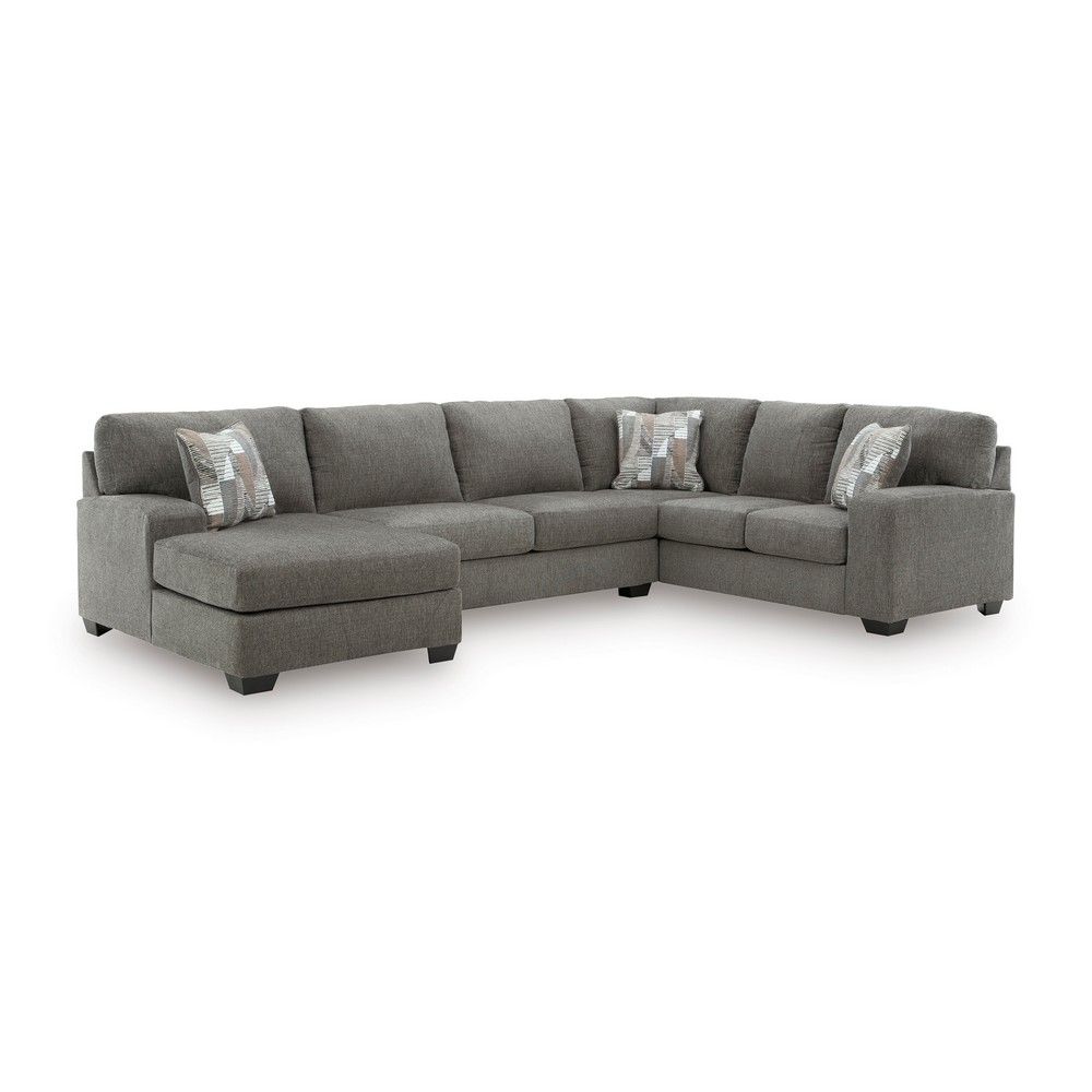 Picture of Nellie 3-Piece Sectional with Chaise - Gray