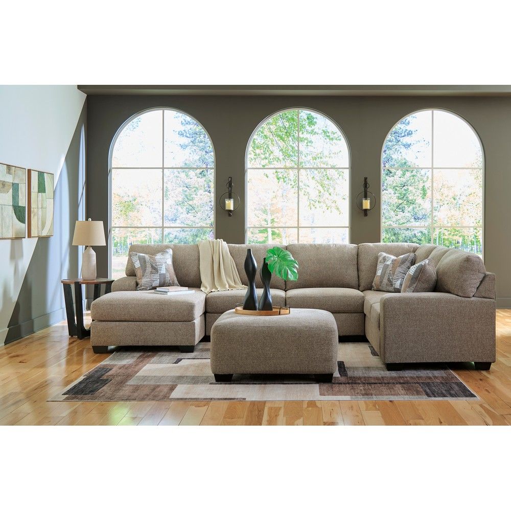 Picture of Nellie 3-Piece Sectional with Chaise - Hemp