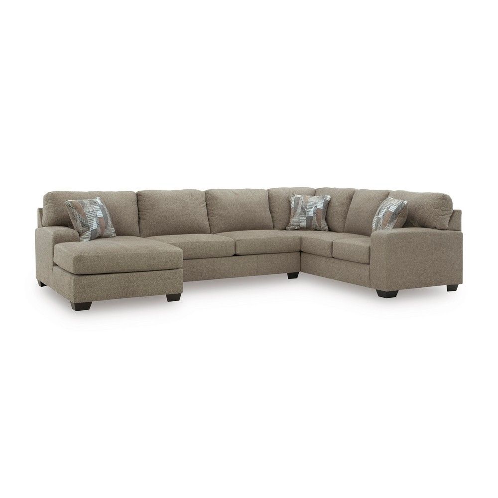 Picture of Nellie 3-Piece Sectional with Chaise - Hemp