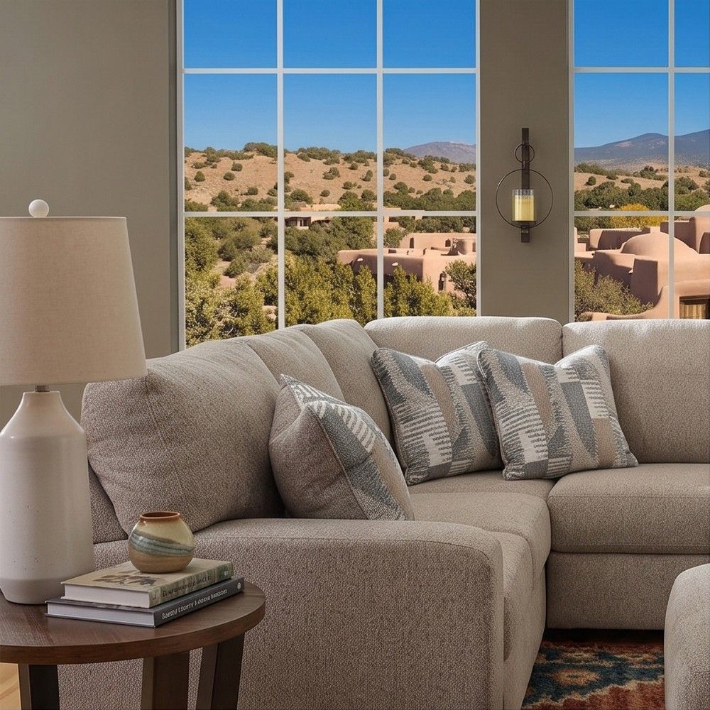 Picture of Nellie 3-Piece Sectional with Chaise - Hemp