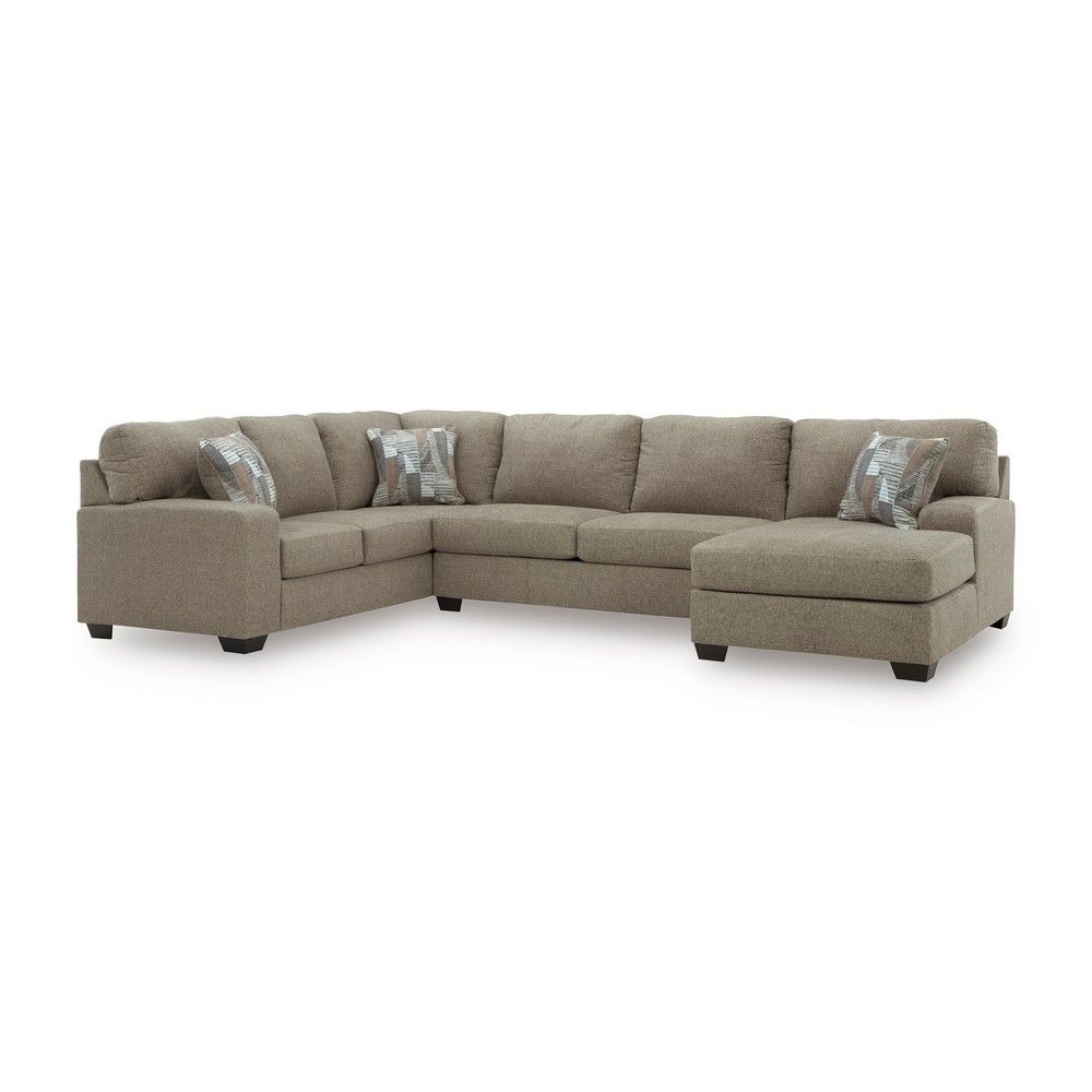 Picture of Nellie 3-Piece Sectional with Full Sleeper - Hemp