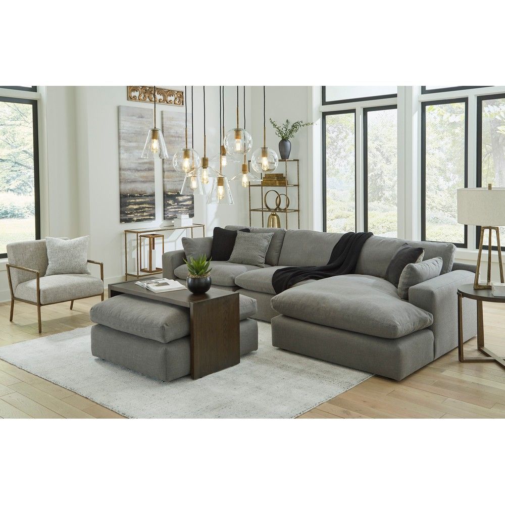 Picture of Nimbus Modular 3-Piece Sofa with Right Chaise - Smoke