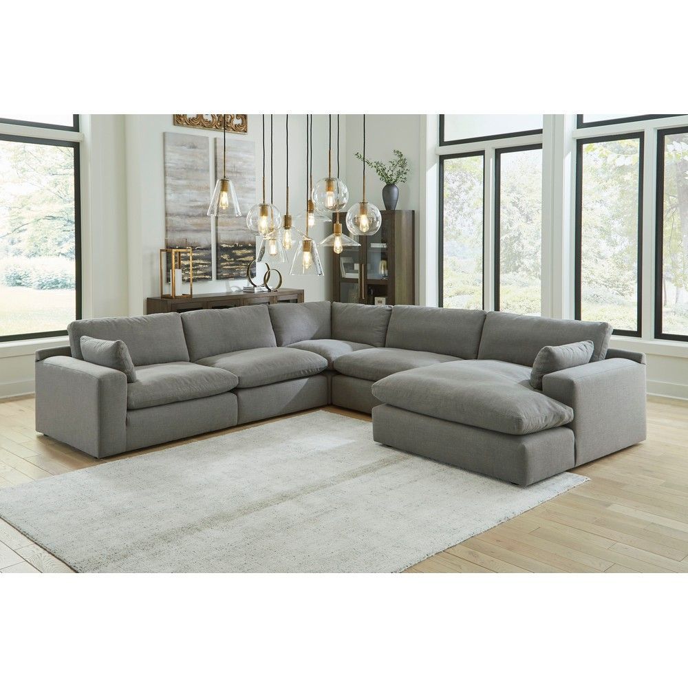 Picture of Nimbus Modular 5-Piece Sectional with Chaise - Smoke