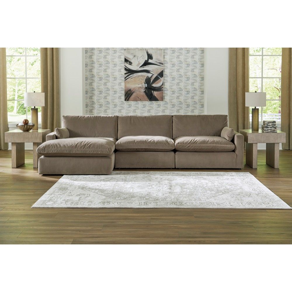 Picture of Stratus 3-Piece Sofa with Left Arm Chaise - Cocoa