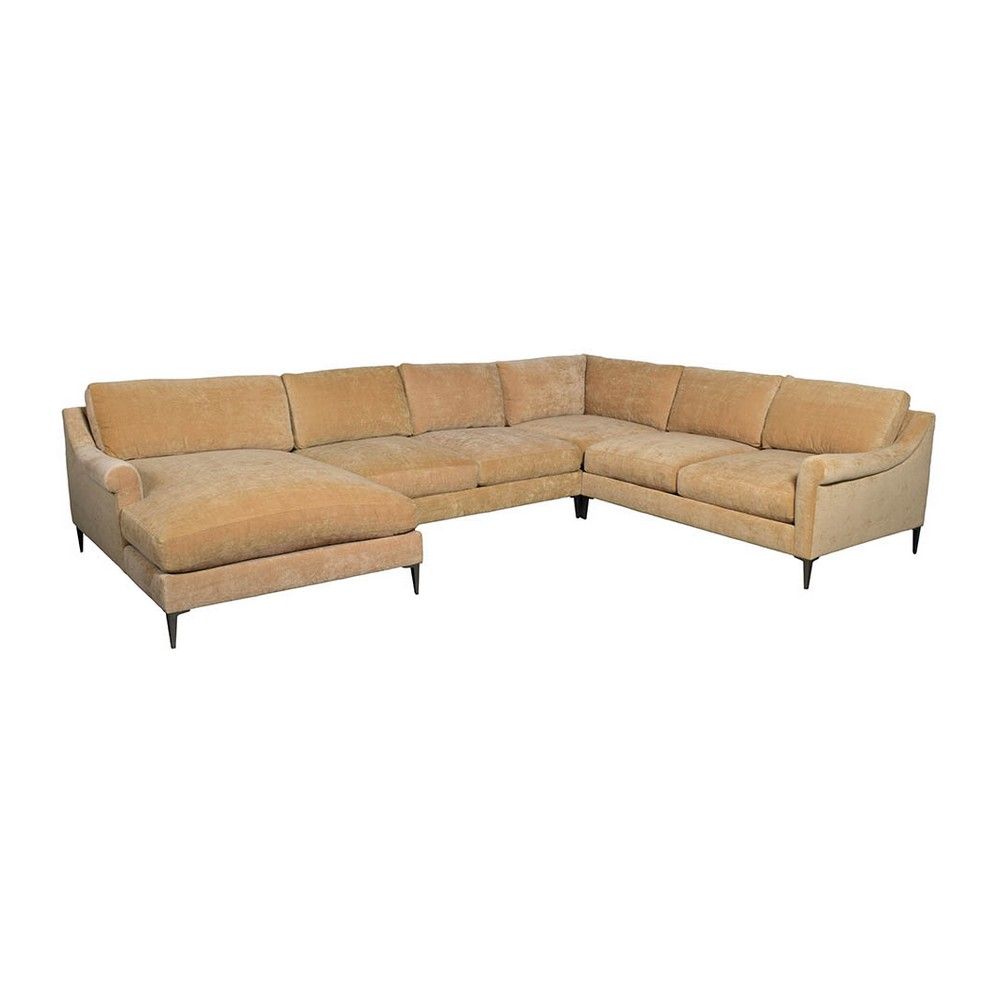 Hertz 4-Piece Sectional - Maize | American Home Furniture