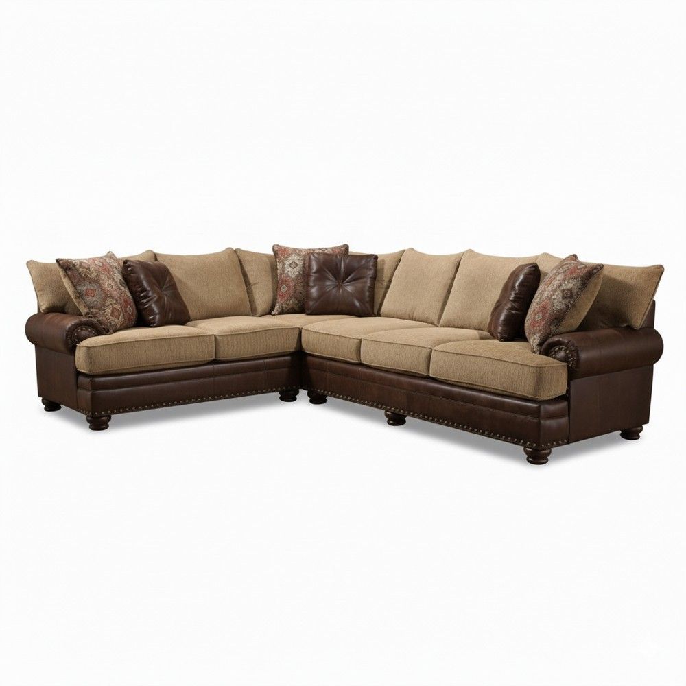 Picture of Dakota 2-Piece Sectional - Yellowstone Chocolate