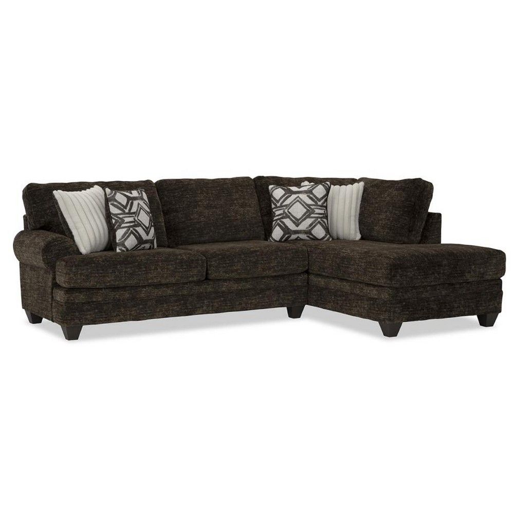 Picture of Louis 2-Piece Sectional - Galactic Chocolate