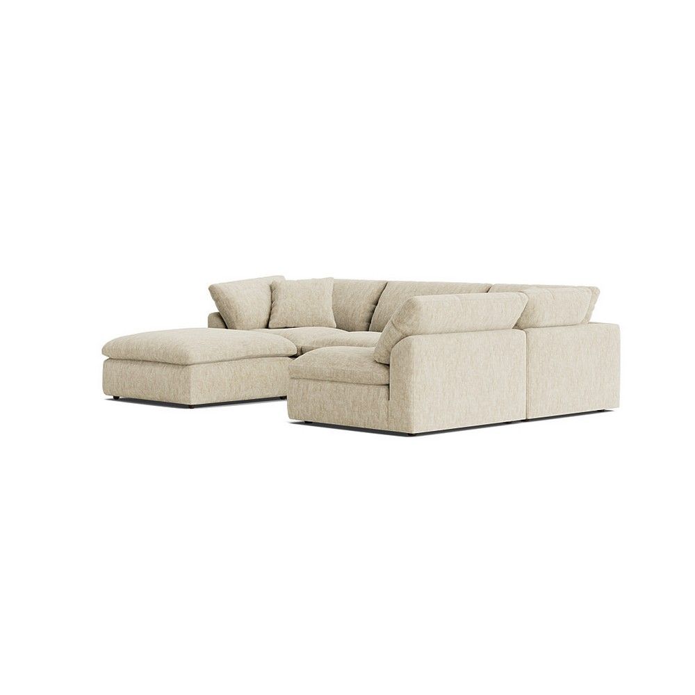 Bryant U-Sofa Bumper Sectional - Thumbnail 5