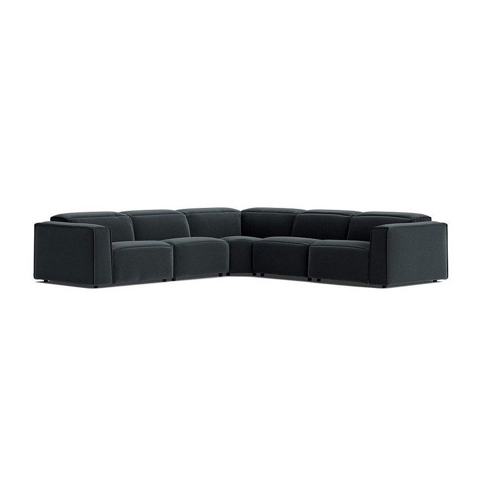 Picture of Camden 5-Piece Power Reclining Sectional by Joybird - Gunmetal