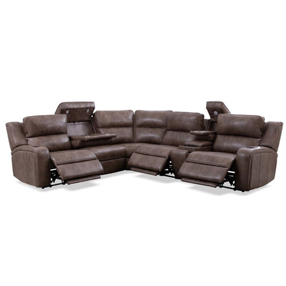 Picture of Chama 6-Piece Zero Gravity Power Reclining Sectional with Power Headrests