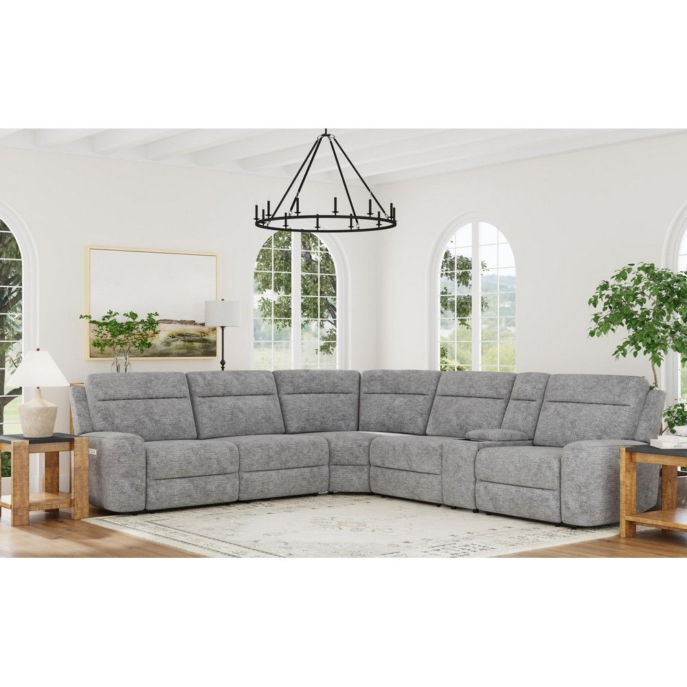 Picture of Mila 6-Piece Zero-Gravity Power Reclining Sectional - Dove