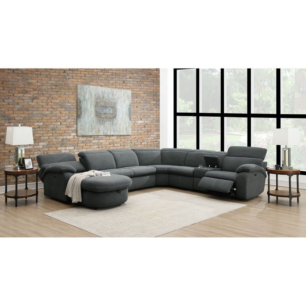 Picture of Echo 4-Piece Power Reclining Sectional with Pop-Up