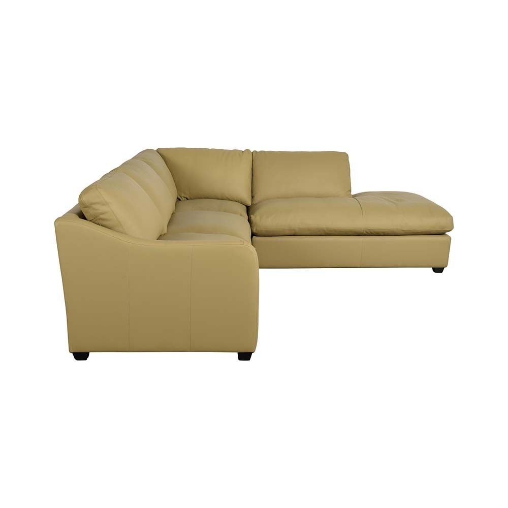 Picture of Madison Leather Modern English Arm 3-Piece Sectional - Olive