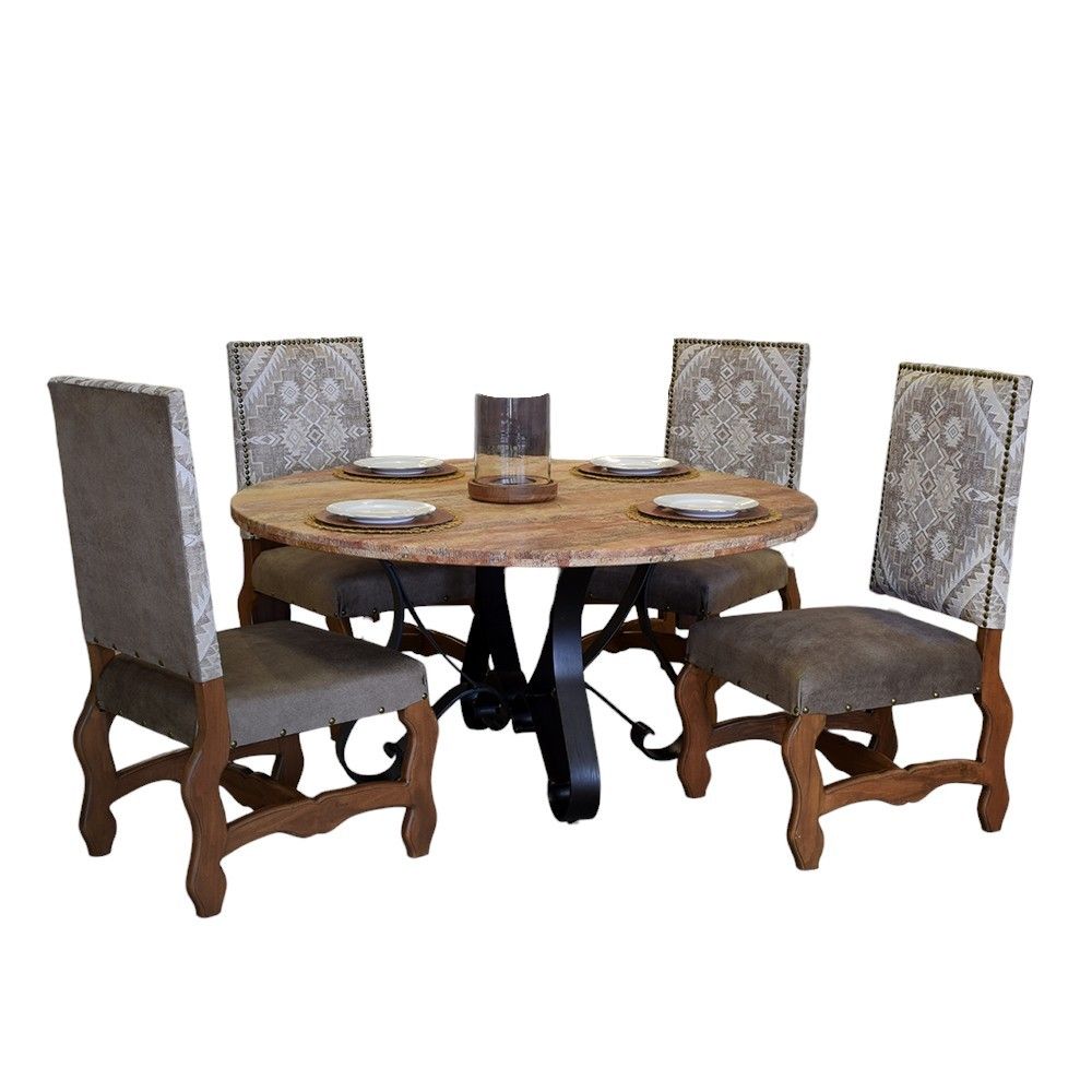 Picture of Travertine 5-Piece Dining Set - Cody