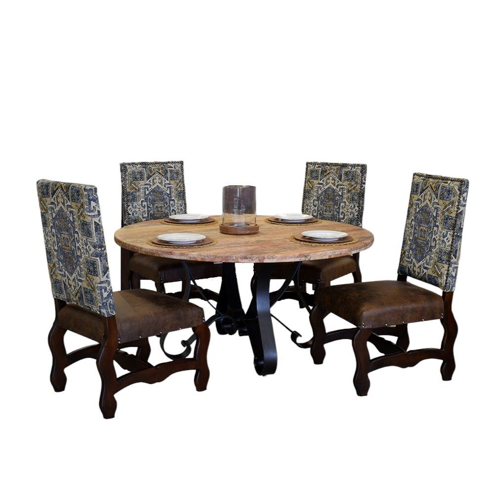 Picture of Travertine 5-Piece Dining Set - Palermo