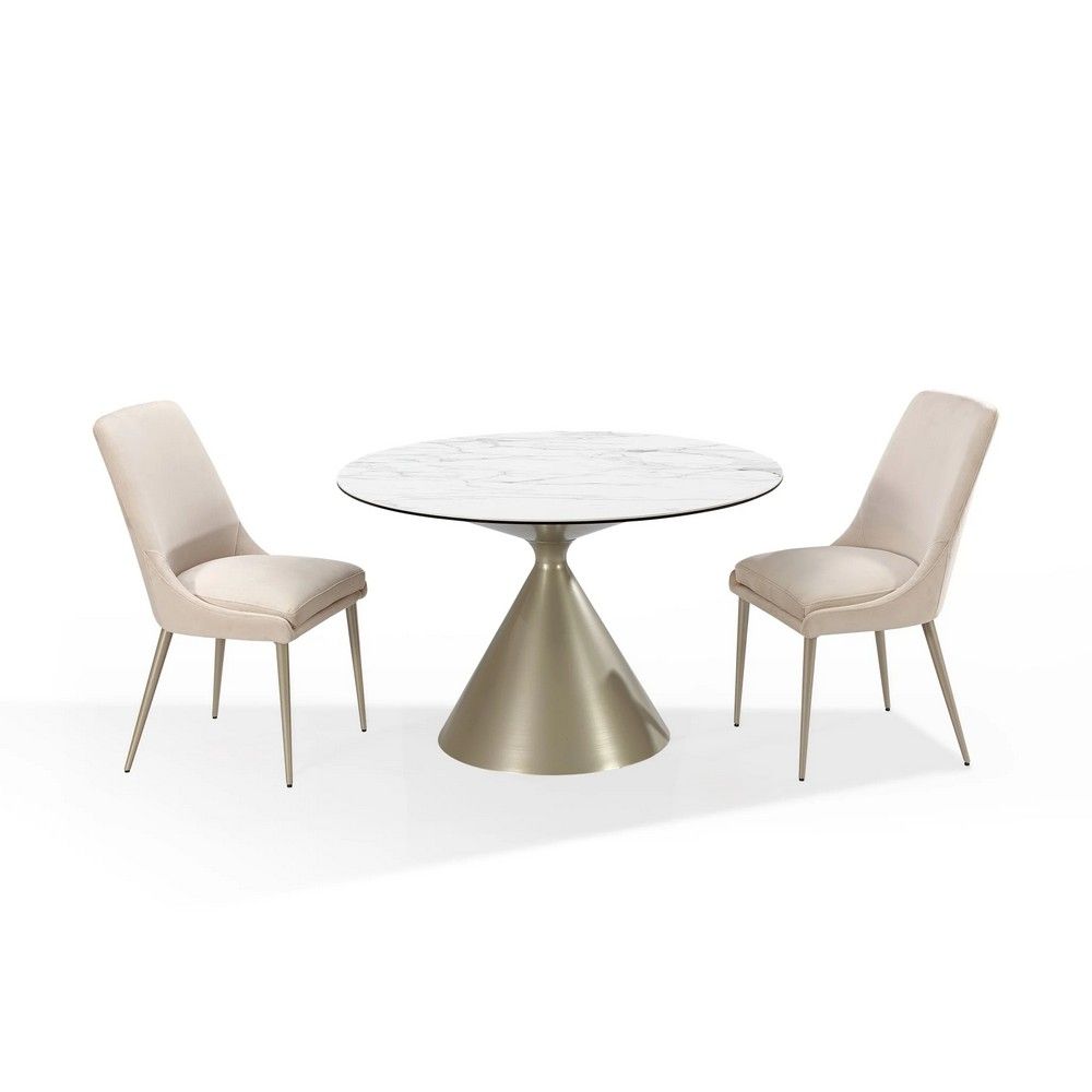 Picture of Winston 5-Piece Dining Set - Oat - Champagne