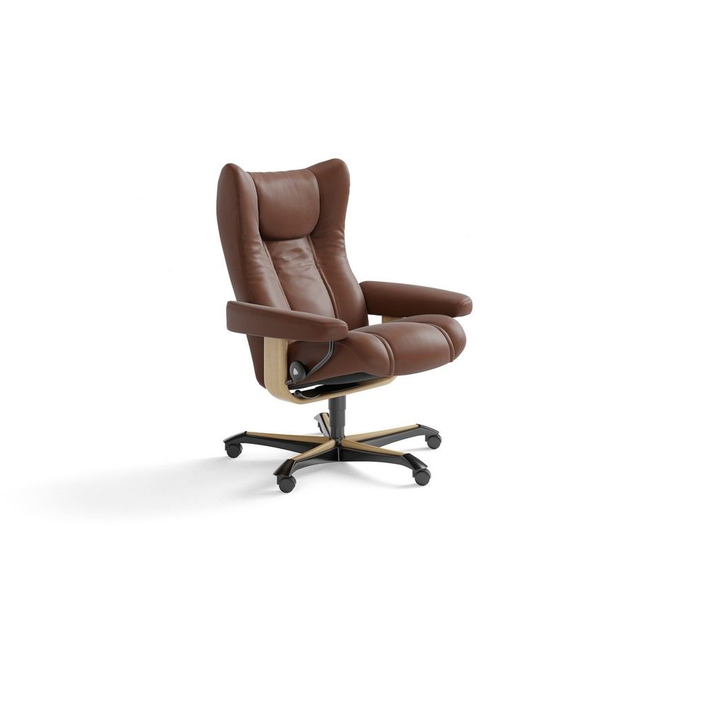 Picture of Stressless Wing Chair - Office Base