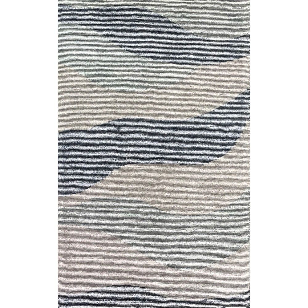 Picture of I2504 Blue Green Wool Hand Made Contemporary Rug